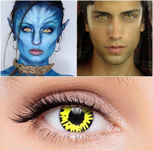 Icoloured® Yellow Twilight Werewolf Colored Contact Lenses