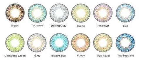 Different Types of Colored Contacts