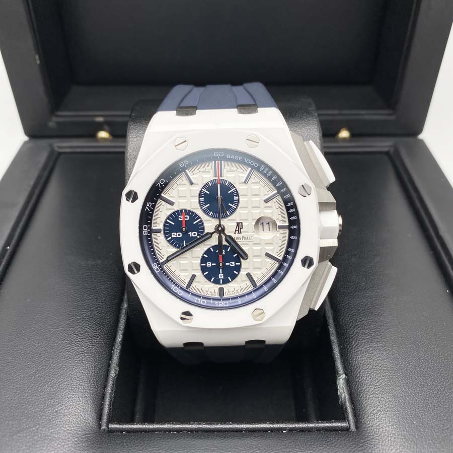 Audemars Piguet Royal Oak Offshore Chronograph 44mm 26402CB.OO.A010CA.01 Light Silver-Toned Dial Pre-Owned