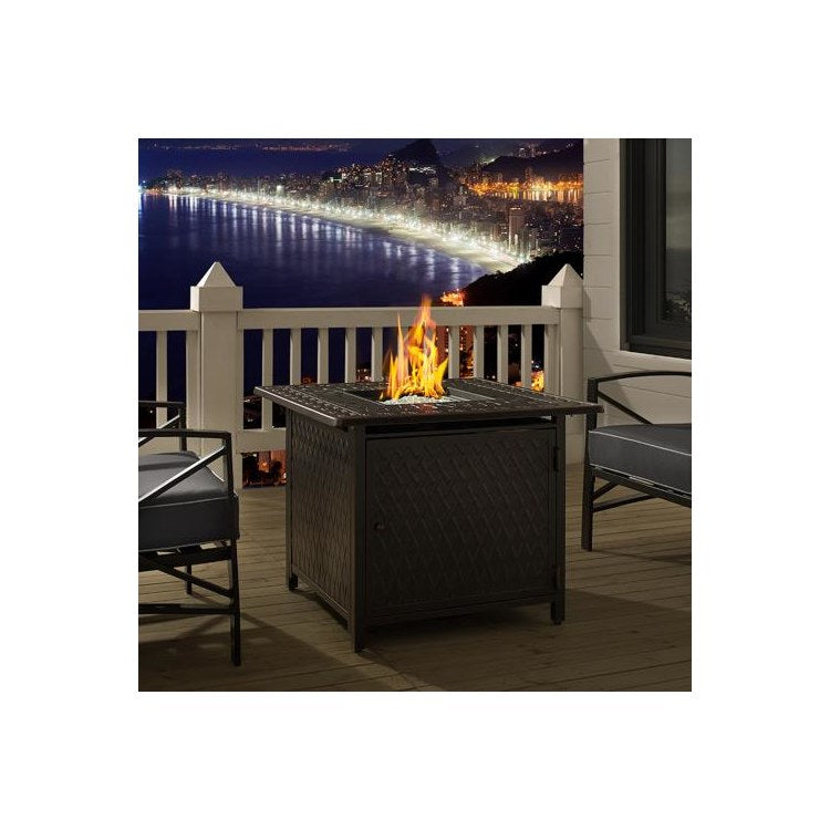 Cartney Square Aluminum LPG Fire Pit