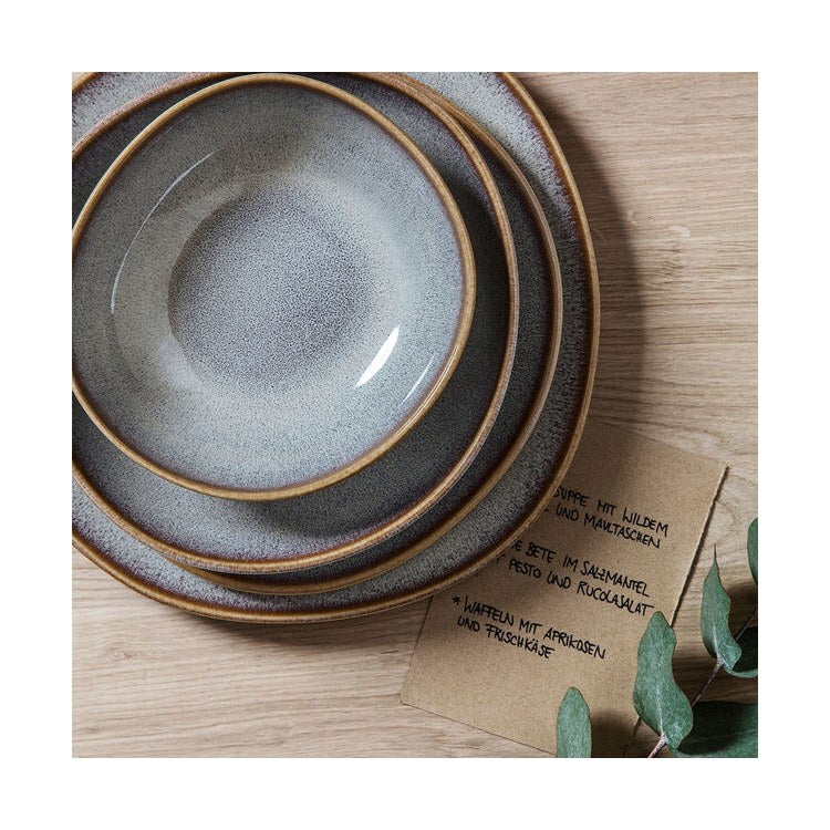 Lave Beige Dinner Plate