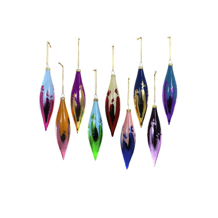Shimmer and Shine Large Spindle Christmas Ornaments Set of 9