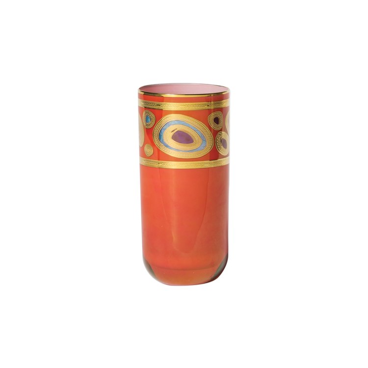 Regalia Orange High Ball Glass