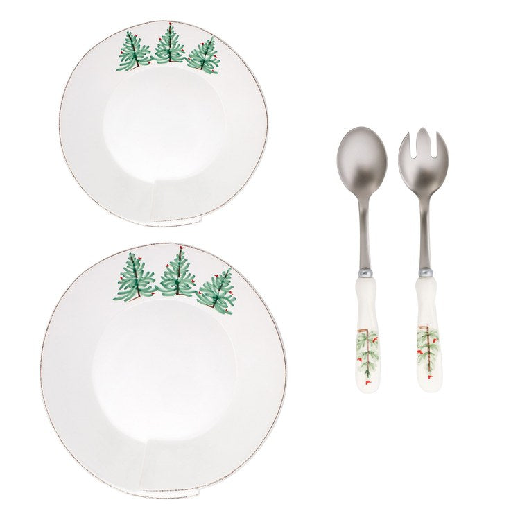 Lastra Holiday Three-Piece Serveware Set