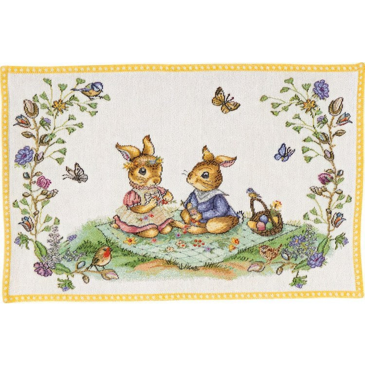 Spring Fantasy Embroidered Placemat - Picnic