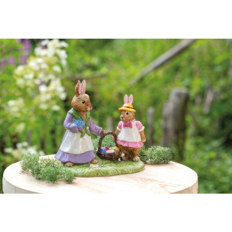 Bunny Tales Emma & Anna in a Flower Meadow Figurine