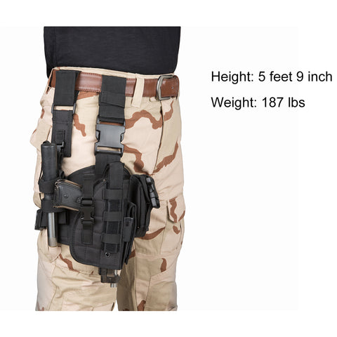 Handed Tactical Thigh Pistol Gun Holster Leg Harness
