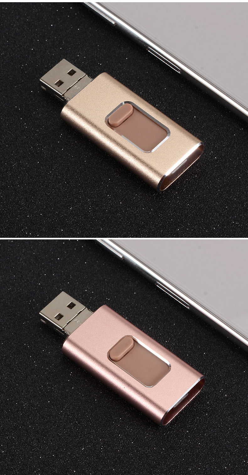 Portable Type C USB Flash Drive for iPhone, iPad & Android