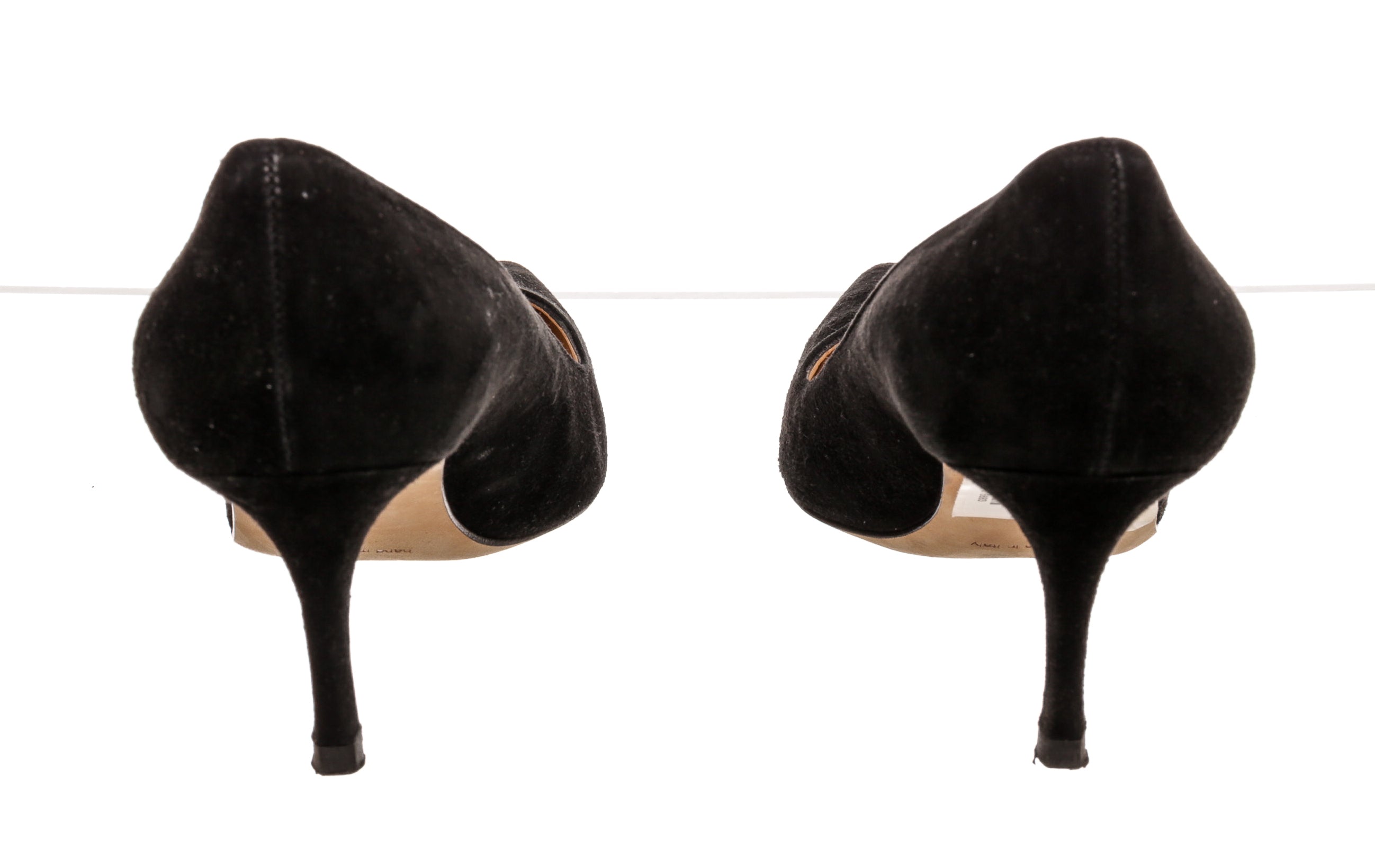 Manolo Blahnik Black Suede Pumps Size 37