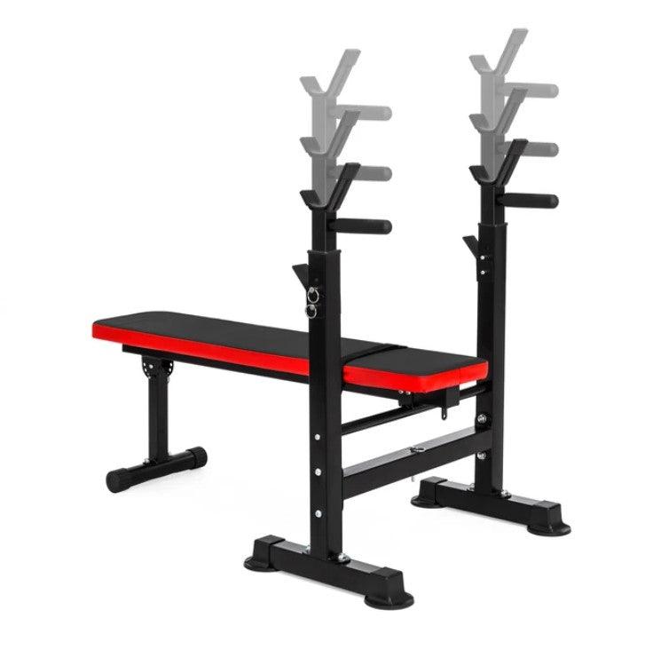 Adjustable Barbell Rack and Weight Bench