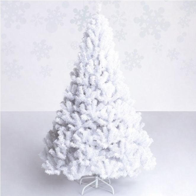 Artificial PVC Traditional White Christmas Tree with Stand