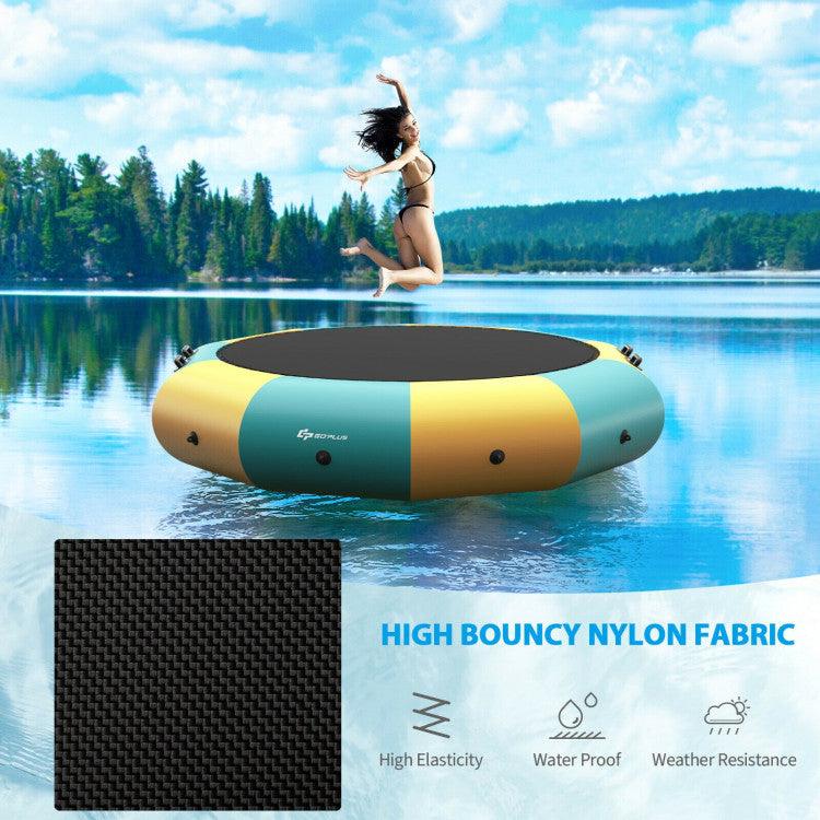 Inflatable Water Bouncer Trampoline with Pump and Anchor