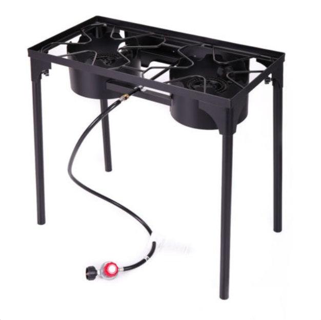 Portable Double Burner Propane Gas Cooker