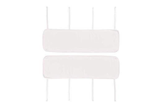 White Crib Rail Guard - 2 Piece