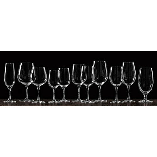 D&V Valore Lead Free, Break-Resistant, European Crystal Glass, Champagne Flute, 8 Oz, Set of 6