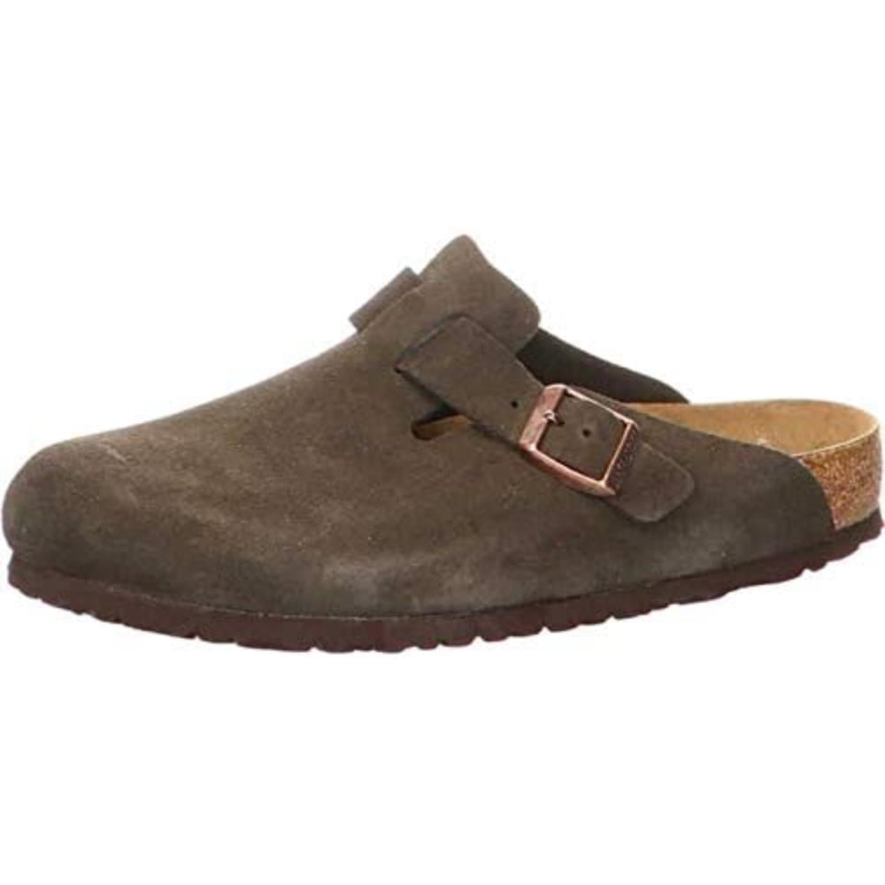 Birkenstock Boston Clogs Regular brown Suede