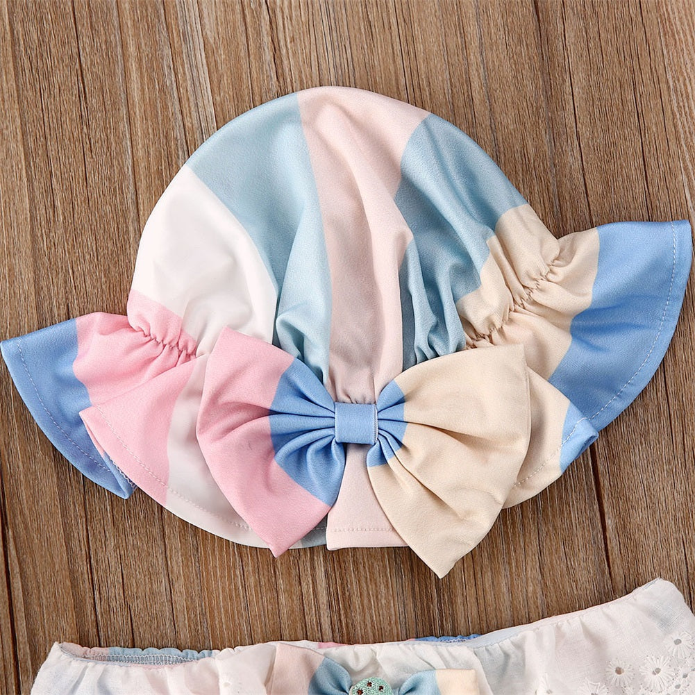 Infant Girls Ice Cream Dreams 3-Piece Boutique Bikini Set