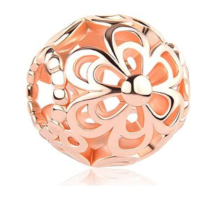 Rose Gold Treasures Collection  -  European Pandora Style Beads