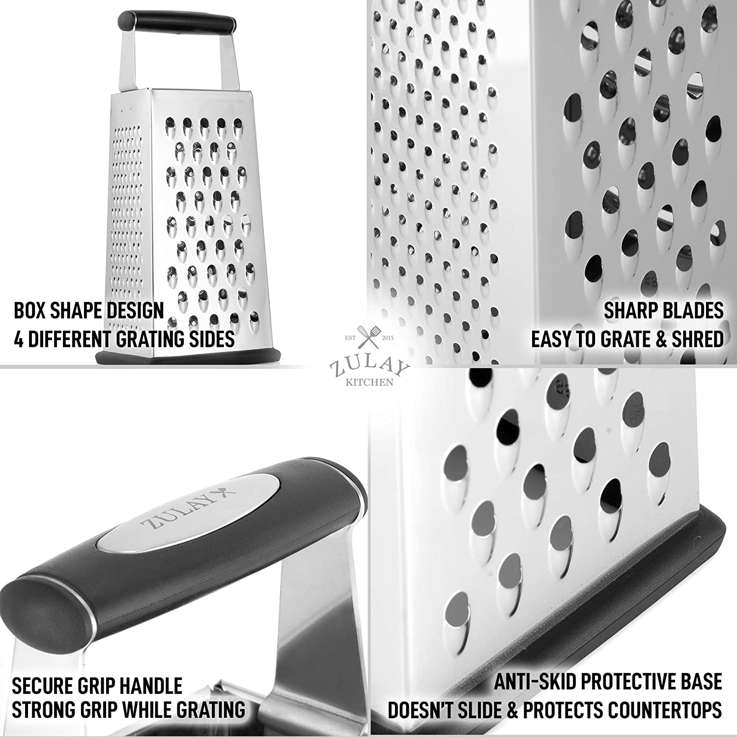 Cheese Grater With Easy Grip Handle