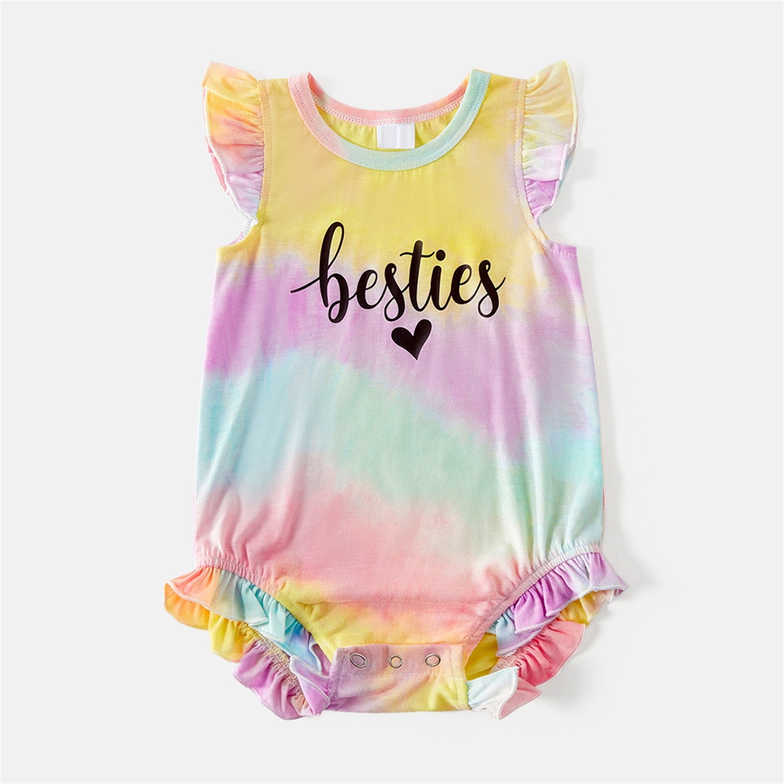 Mommy and Me Matching Dress Tie Dye  Drawstring Ruched Bodycon Dresses Short-sleeve Letter Print T-shirt