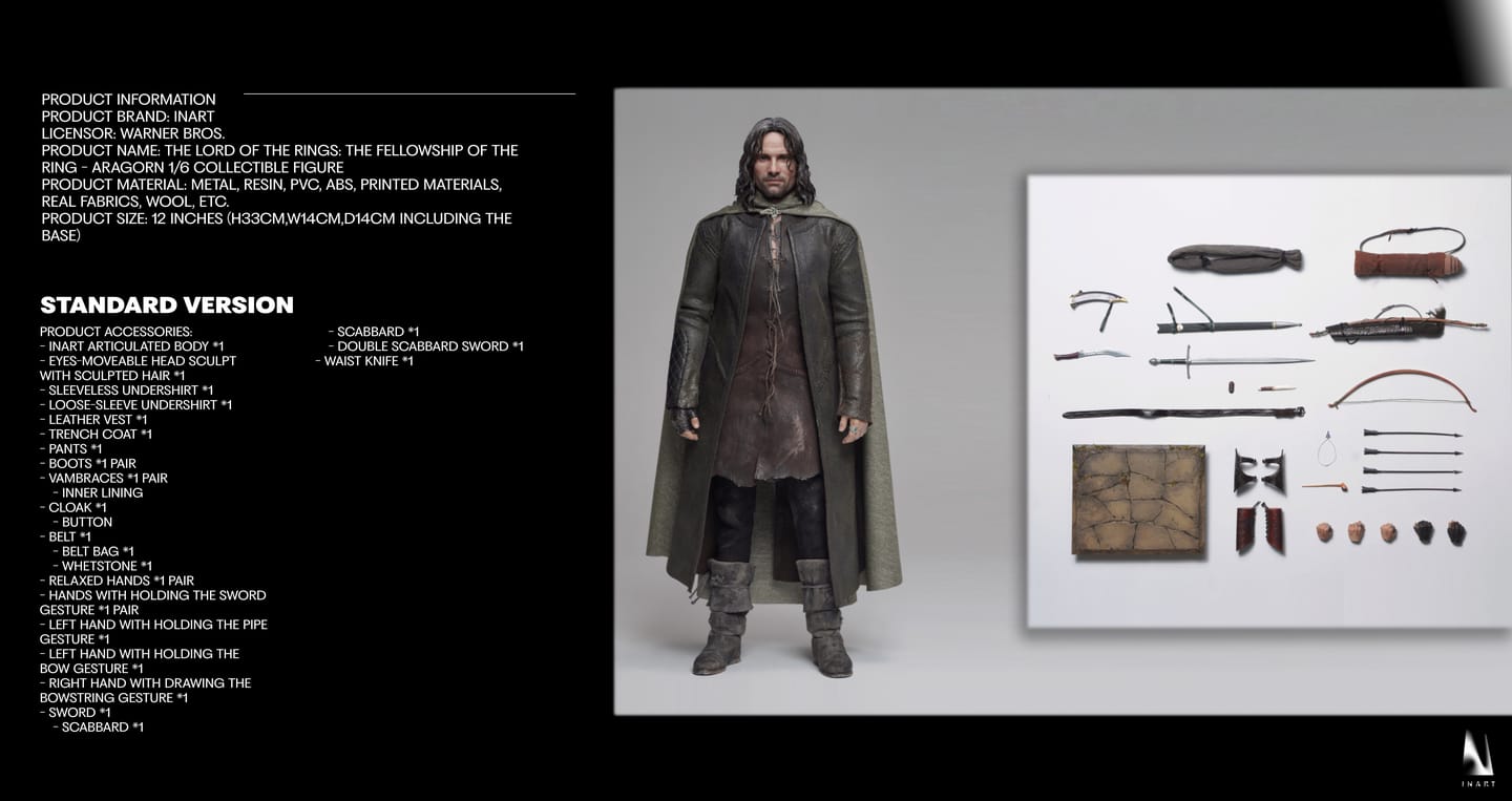 Aragorn 1/6 Collectible Figure Standard Version