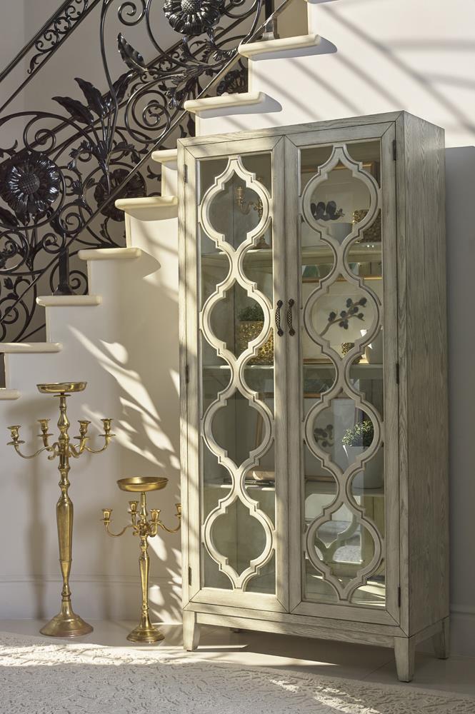 2-door Tall Cabinet - Beige