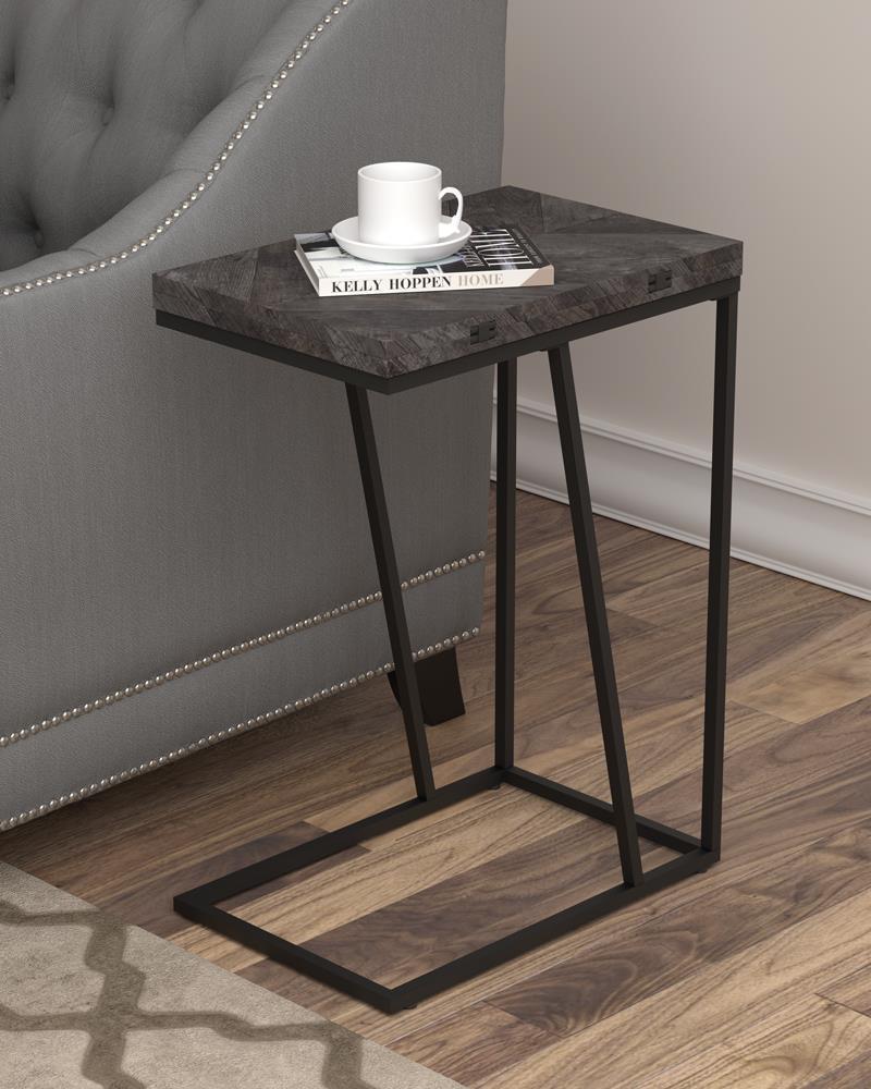Accent Table C-shape - Grey