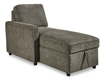 Ashley Kerle Left-Arm Facing Corner Chaise with Storage