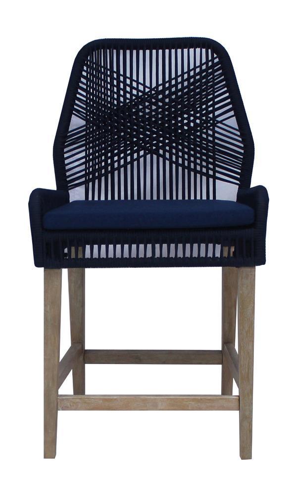 Athens - Counter Height Chair - Dark Navy