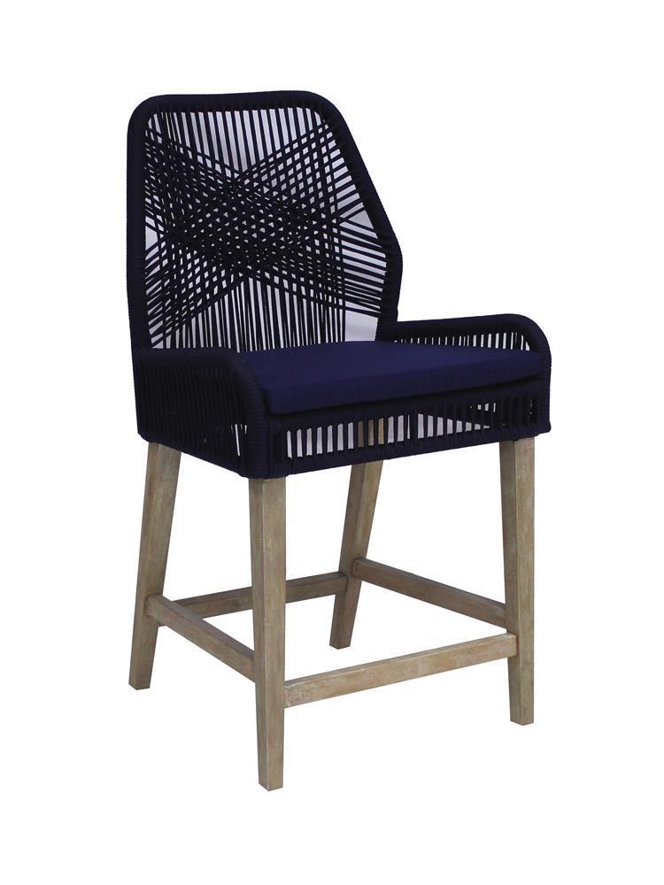 Athens - Counter Height Chair - Dark Navy