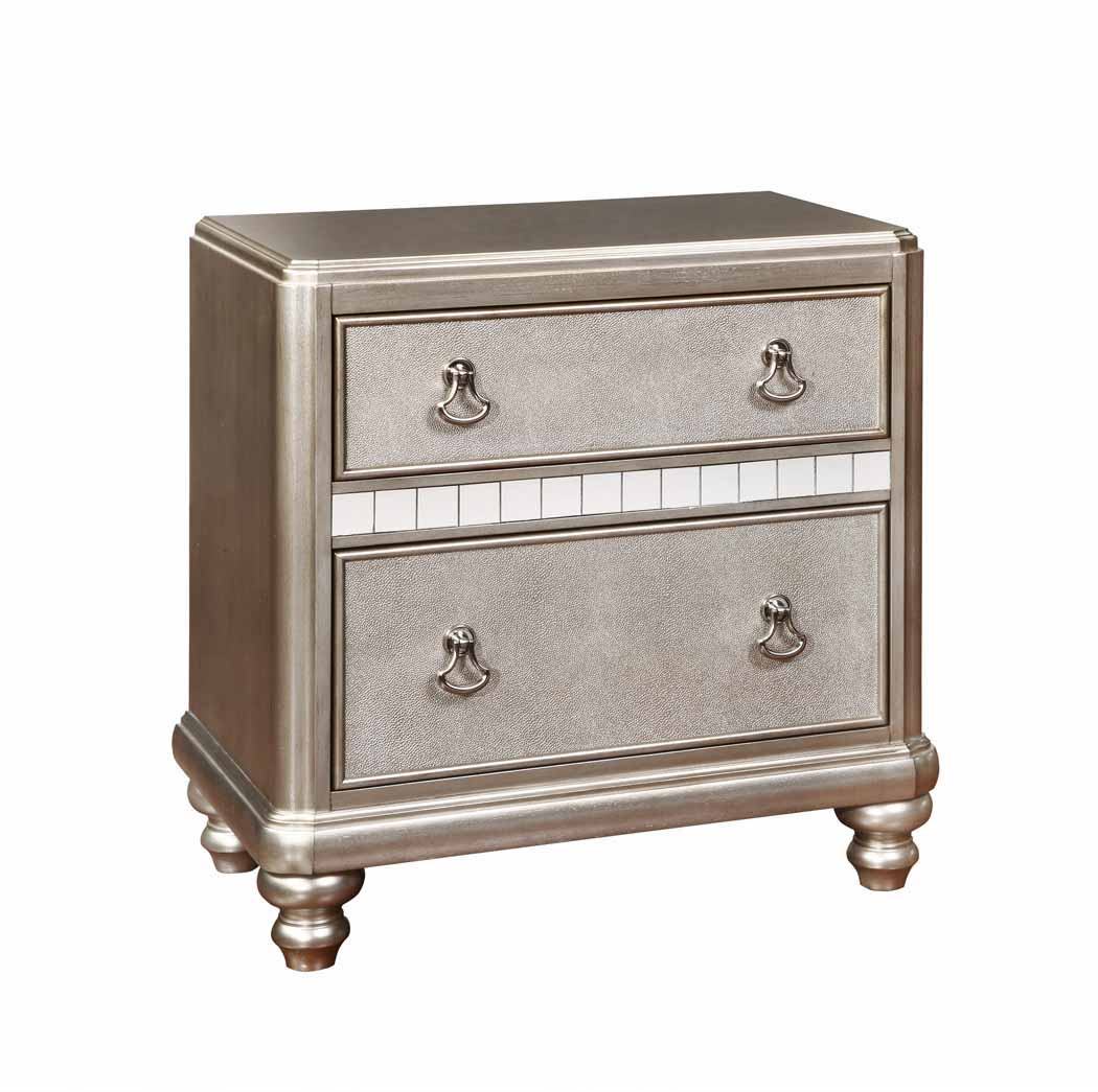 Bling Game Collection - Nightstand - Silver