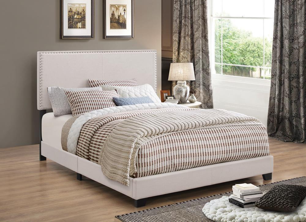 Boyd - Upholstered Bed - Eastern King Bed - Beige