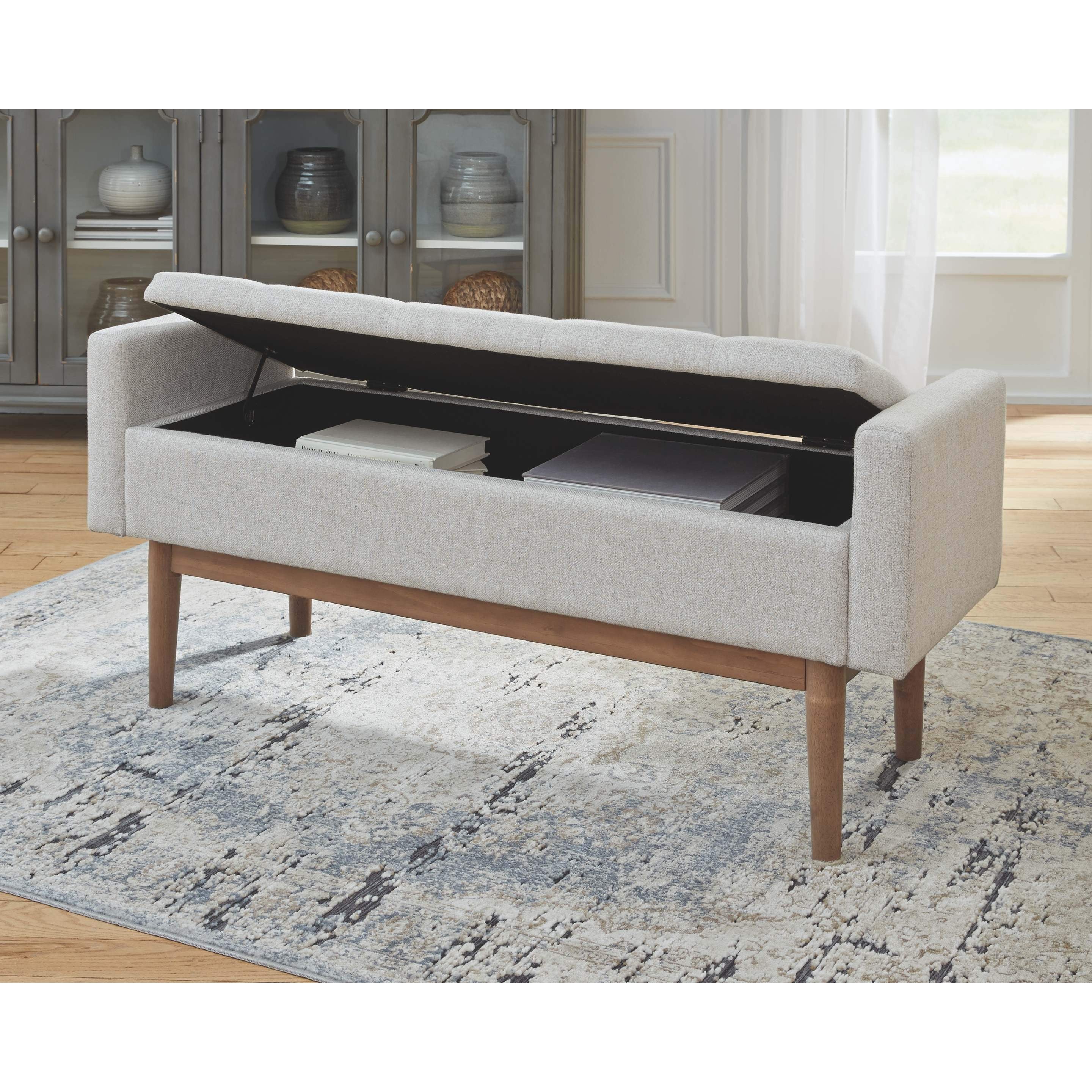 Briarson - Beige/brown - Storage Bench