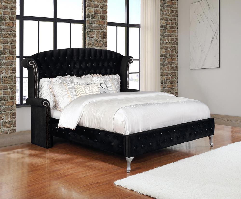 Deanna Bedroom - Queen Bed - Black