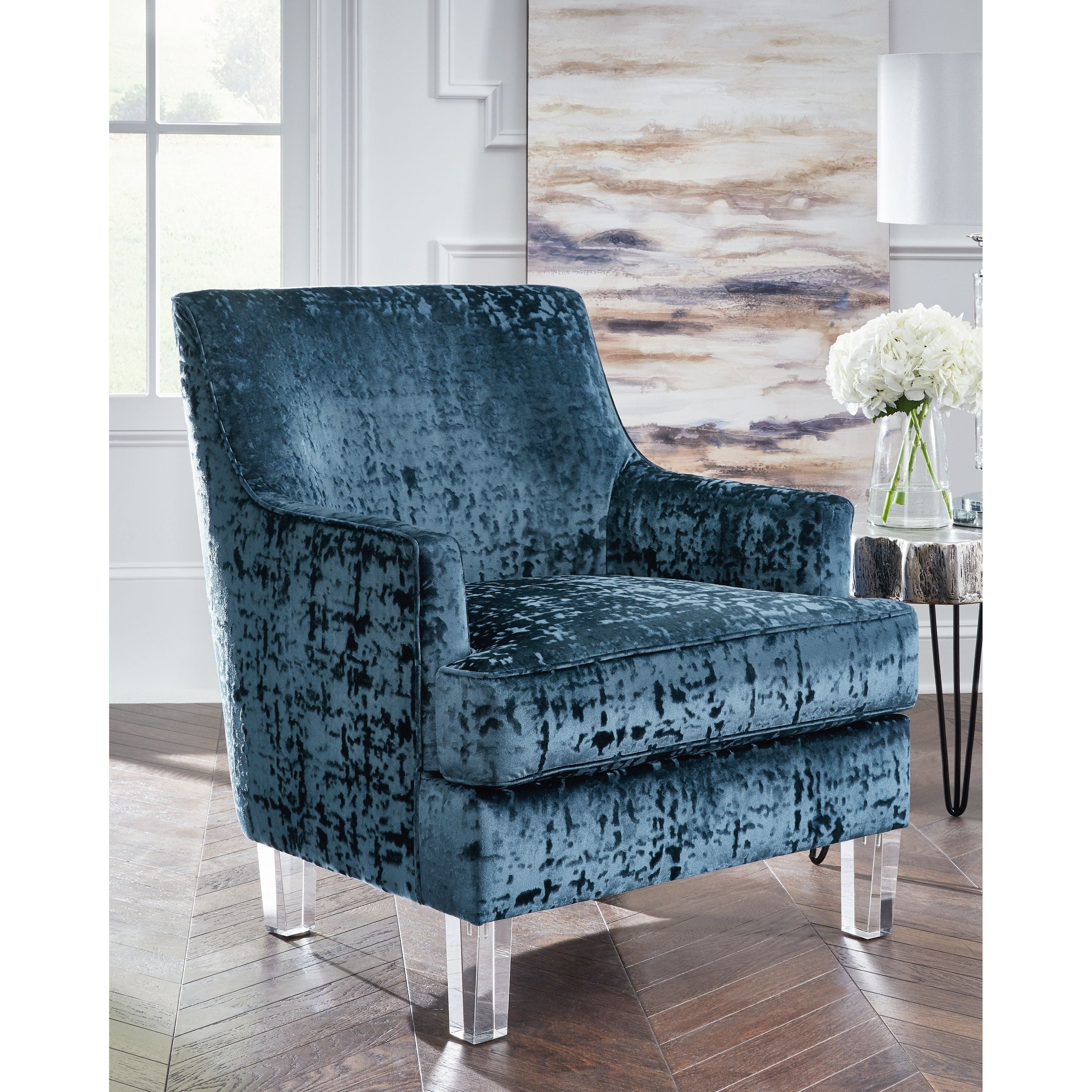 Gloriann - Lagoon - Accent Chair