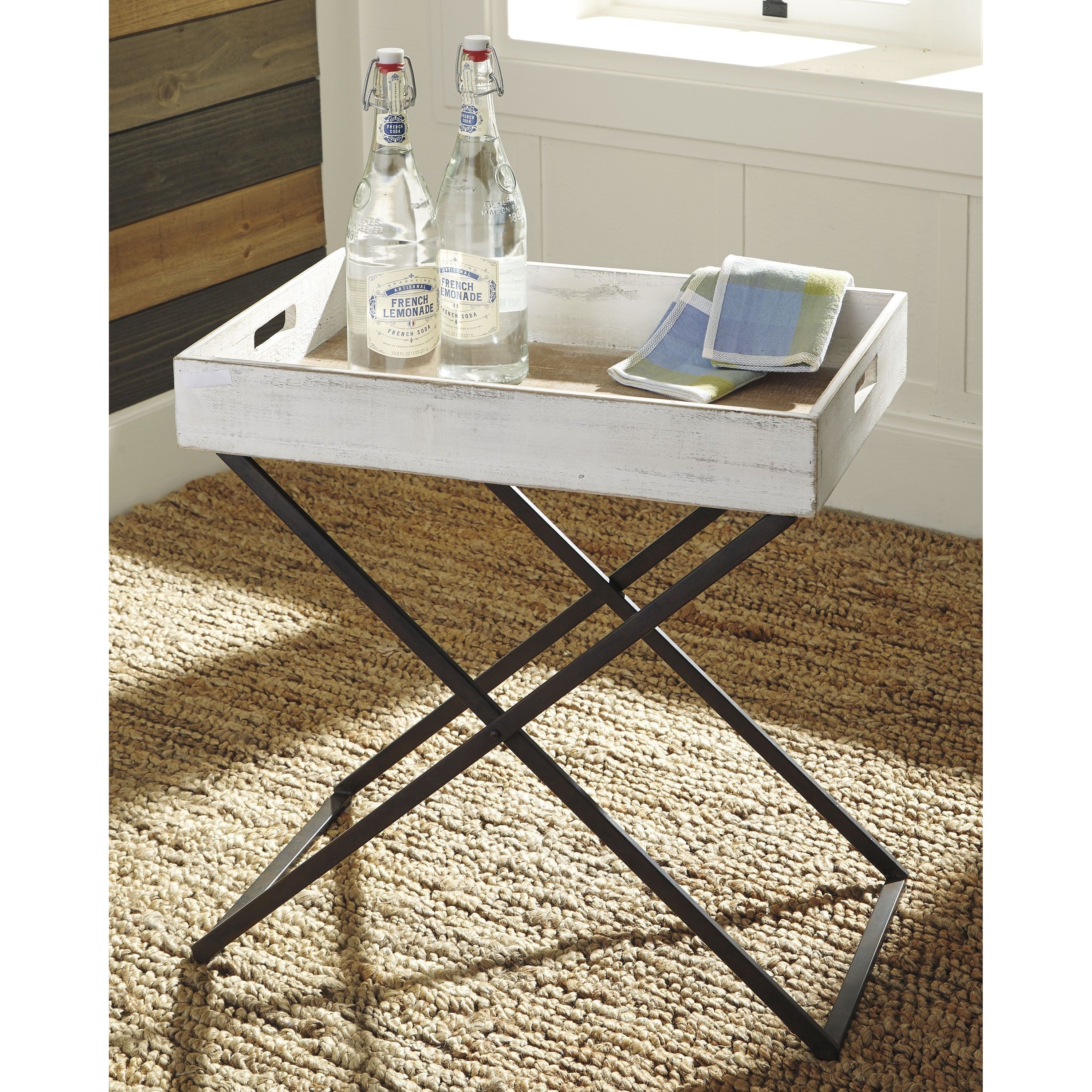 Janfield - Antique White - Accent Table