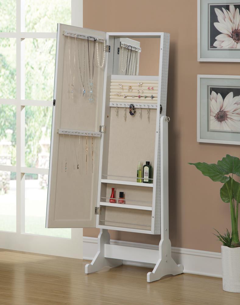 Jewelry Armoire - White