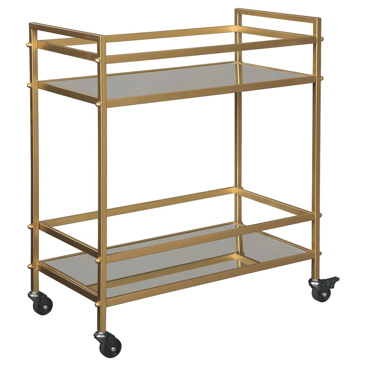 Kailman - Gold Finish - Bar Cart