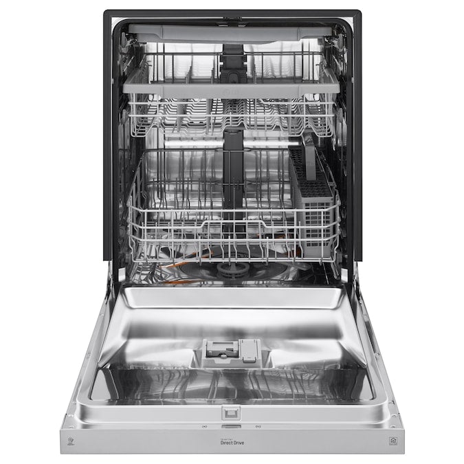 LG Front Control Dishwasher with QuadWash in Stainless