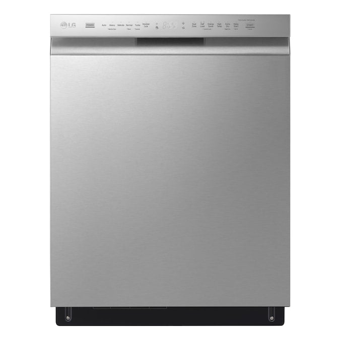 LG Front Control Dishwasher with QuadWash in Stainless