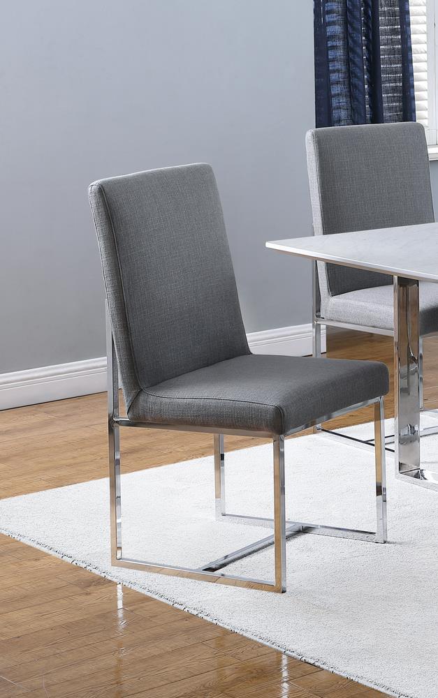 Mackinnon - Upholstered Side Chair - Gray