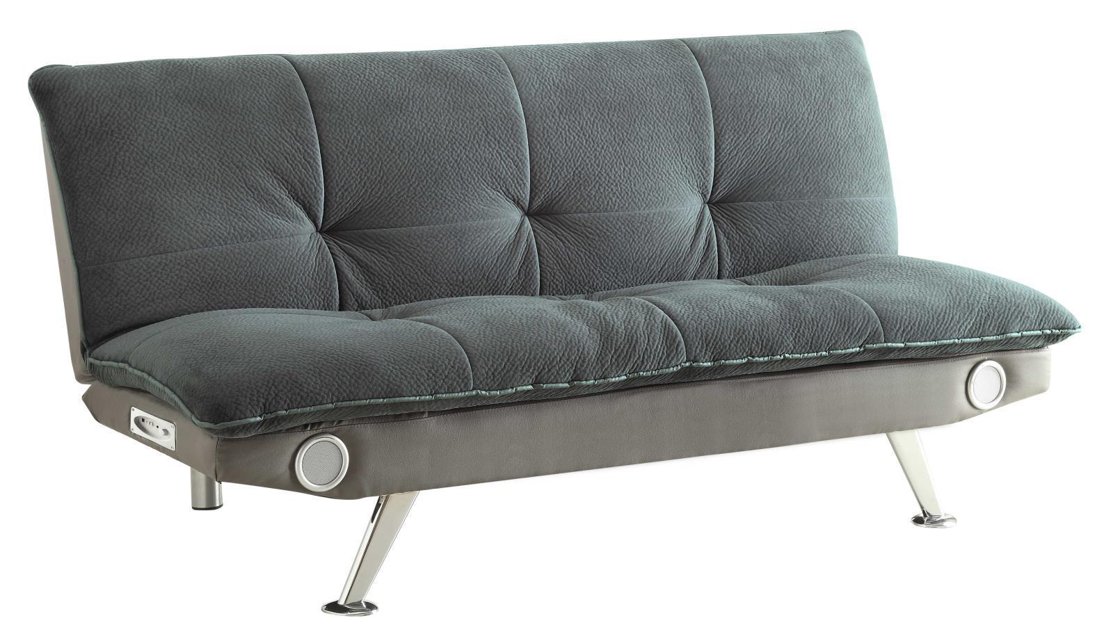 Odel - Sofa Bed With Bluetooth Speakers - Gray