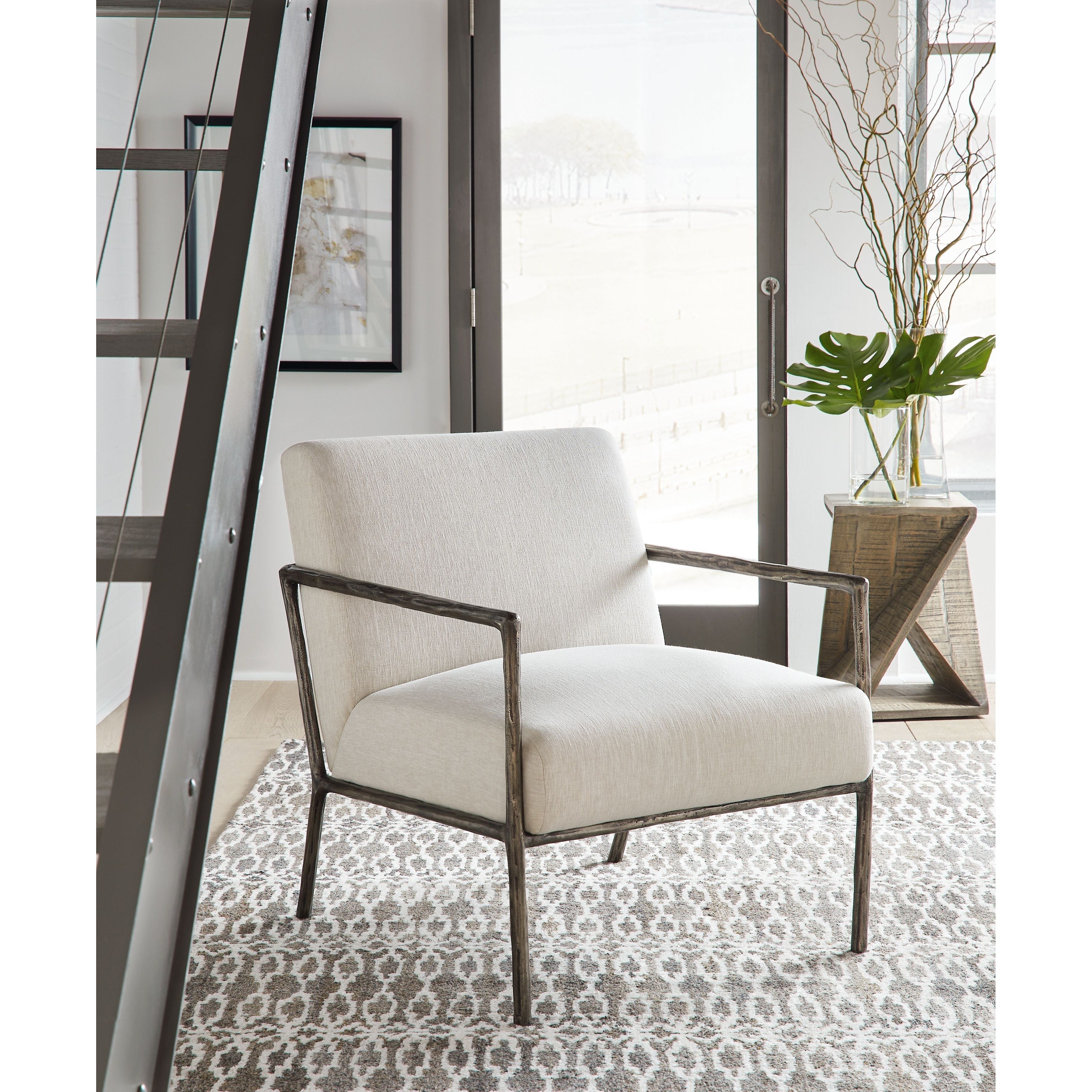 Ryandale - Linen - Accent Chair