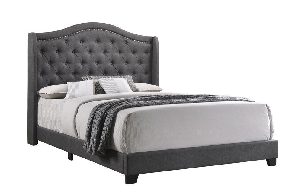 Sonoma Upholstered Bed - Eastern King Bed - Grey