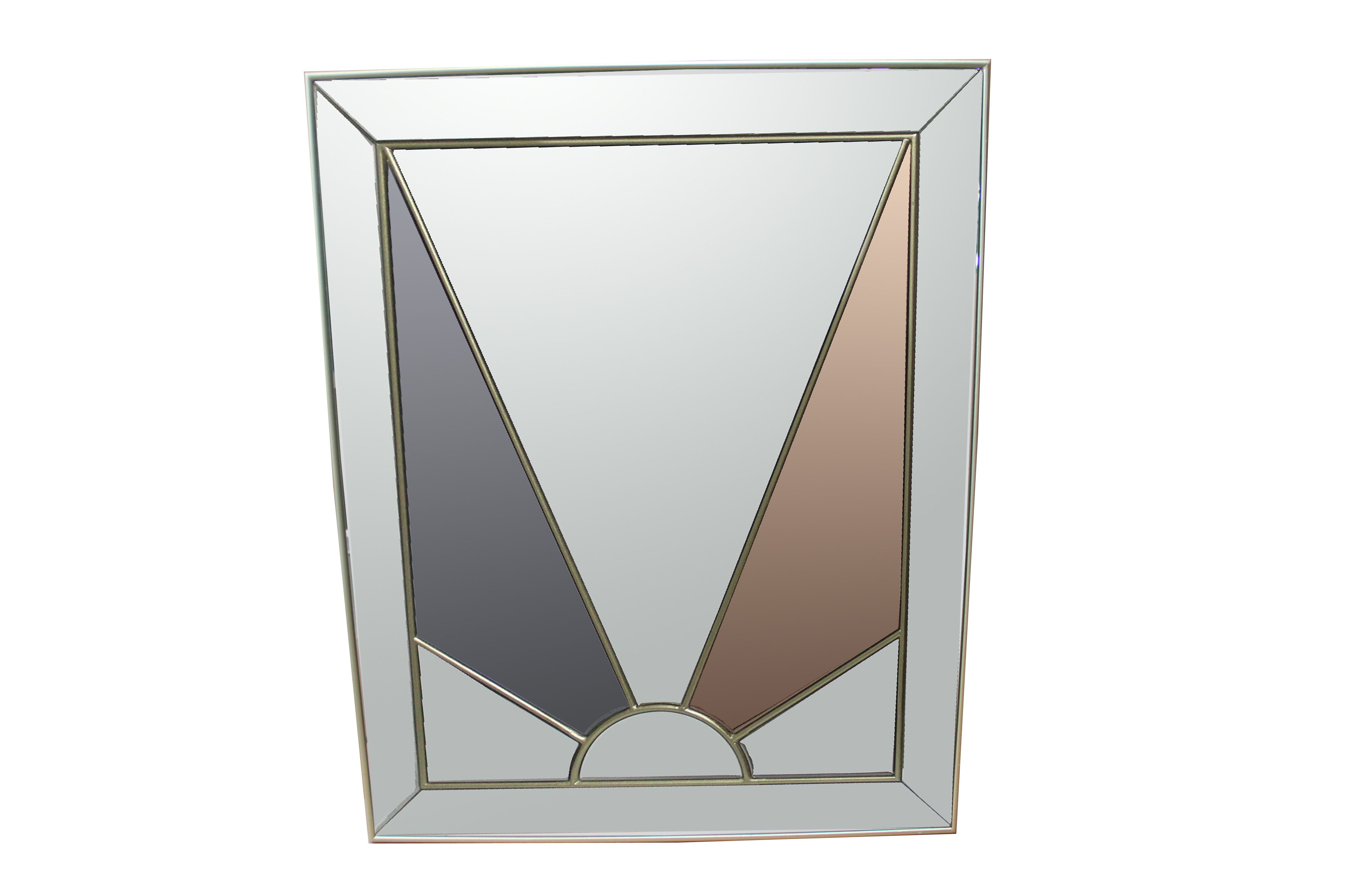 Wall Multi-tone Mirror - Pearl Silver