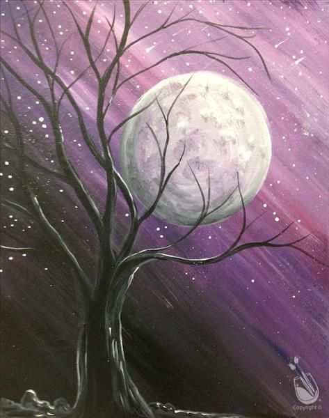 Easy Landscape Painting Ideas for Beginners, Easy Canvas Painting Ideas, Easy Tree Paintings, Easy Landscape Paintings, Simple Acrylic Painting Ideas for Beginners