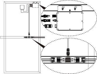 Temank, waterproof IP65, 400W, Smart Grid Inverter, LED Display