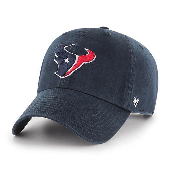 `47 Houston Texans NFL Clean Up Strapback Baseball Cap Dad Hat