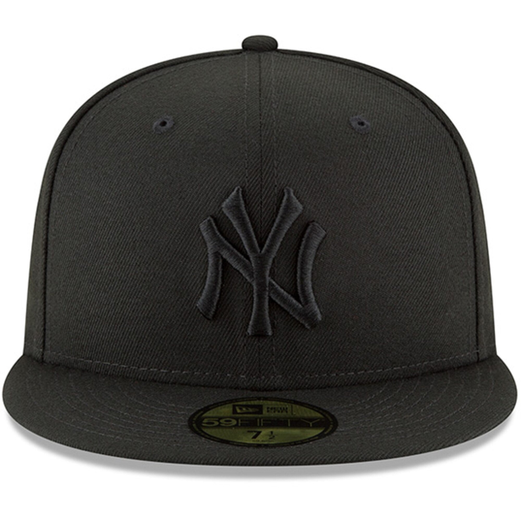 New York Yankees New Era Primary Logo Basic 59FIFTY Fitted Hat - Black