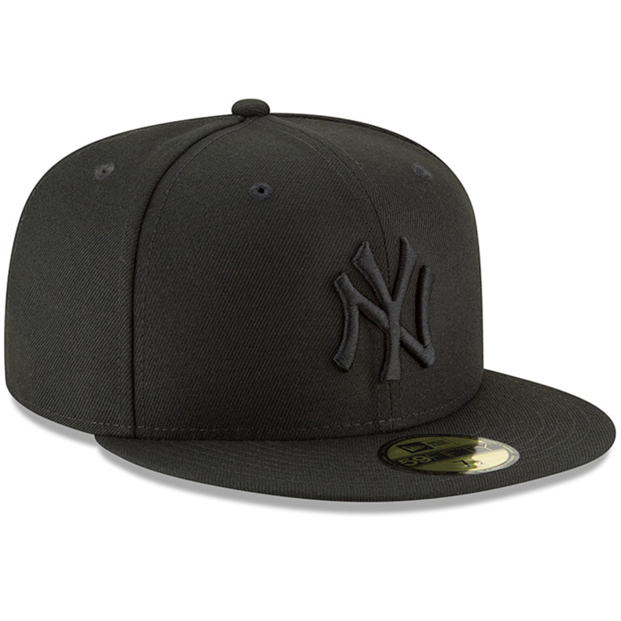 New York Yankees New Era Primary Logo Basic 59FIFTY Fitted Hat - Black